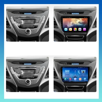 Avto Radio Večpredstavnostna 2din android 9.0 Video Predvajalnik Navigacija GPS Za Hyundai Elantra 5 za obdobje 2011-DSP Carplay 360 kamera Zadaj, BT