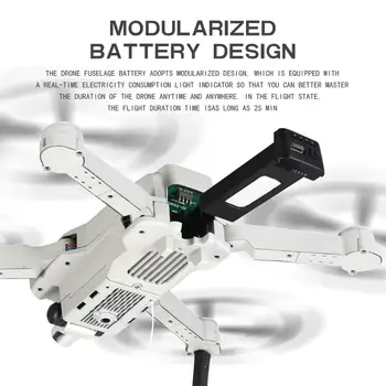 SHRC X2 Brnenje z Camera 4K Mini Brnenje Funkcijo Poti Letenja brez Glave Načinu Auto Hover Zložljive Quadcopter