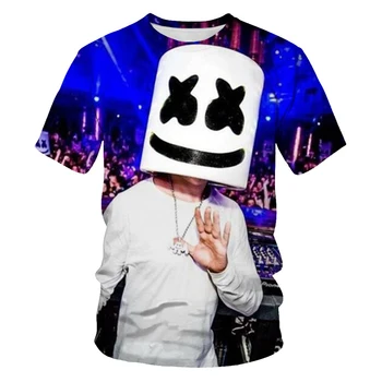 Tovarne neposredno prodajo 3D moška t-shirt DJ scene disco tiskanje priložnostne t-shirt za moške oblačila Azijskih velikost S-6XL T-shirt moški