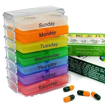 7 Dni Tabletke Primeru Tablete Mini Tabletke Polje Tedenski Medicine Razvrstilnik Organizator Primeru Medicine Posoda Za Shranjevanje Polje Organizator Zdravje Nega