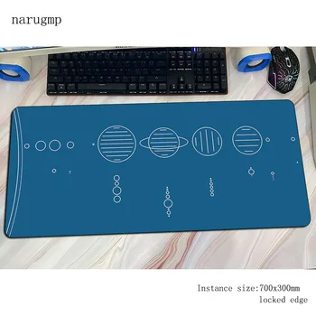 Solarni sistem mouse pad 700x300x4mm gaming mousepad anime Pisane urad notbook desk mat Krasen padmouse igre pc gamer preproge