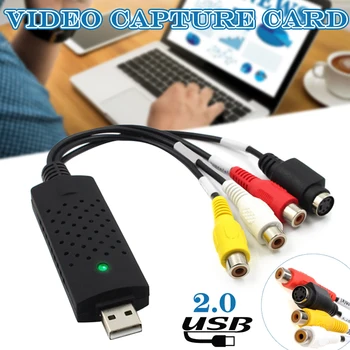USB Zajem Video Kartice, TV, Audio, DVD, DVR VHS v Digitalne Datoteke Pretvornik AV Video Snemanje Za Okna XP/Vista/Win 7/8/10/IOS