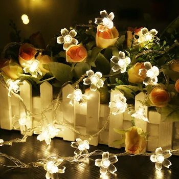30 M 300 Žarnice Garland LED Češnja Pravljice Luči Niz Poroko Počitnice Stranka Božični Okraski Sobi Doma Verige Svetlobe