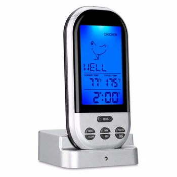 Brezžični Hrane, Kuhanje LCD Termometer BBQ Števec Digitalni Hrane Sondo Termometra BBQ Temperature Indikator Kuhinjski Pribor