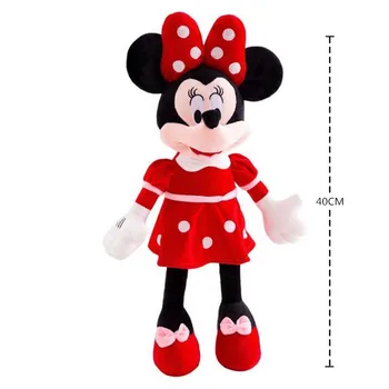 Visoka Kakovost Srčkan Disney Mickey Miške Minnie Plišastih Igrač, Živali, Risanka Polnjene Lutka Otrok Božična Darila