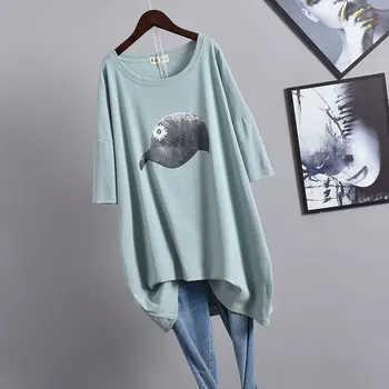2020Summer Nove korejske Ženske Priložnostne Svoboden Preprosto Trdno Barvo T-shirt Trend Divje Kratek Rokav Moda Tanke Plus Velikost Brezplačna Dostava