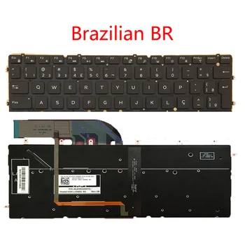 Laptop NAS BR KRALJESTVU SP TT Tipkovnico Za DELL Za XPS 13 9343 9350 9360 7547 7548 angleški Brazilski Združenem Kraljestvu španski Rusija nova