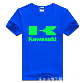 Mens Kratki Rokav za Kawasaki Avto Logotip T-shirt Poletje casual moški barvo Bombaž T srajce Moda Hip Hop HarajukuClothes5