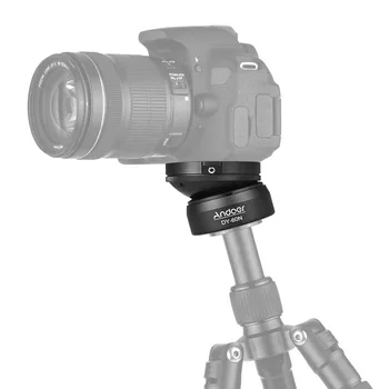 Andoer DY-60N Nastavek za Izravnavanje Znanja Leveler Prilagajanje Plošče iz Aluminija z libelo Vrečko za Canon, Nikon, Sony DSLR Fotoaparat