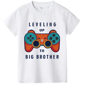 Jaz Grem, Da Bo Big Brother Rojstva & Nosečnosti Napoved T-Shirt Vrh Fant Otroka, Sin Družine Videz Tshirts Poletje Moda Tee