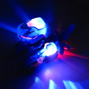 3D Preoblikovanje Dinozaver Igrača LED Avto S Svetlobo, Zvok za Otroke Božično Igrača Darilo Dinozaver Transformator Igrača Avto za Otroke