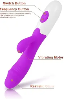 HIMALL Multi Hitro Dvojno Vibracije G spot Vibrator AV Palico Sex Igrača Za Ženske, Ženske Odraslih, Igrače, Izdelke, povezane s spolnostjo Erotično Pralni Dildo