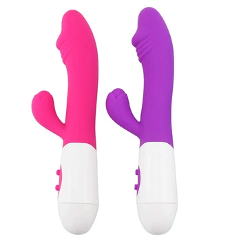 Mehki Silikonski Vibrator za G Spot Klitoris Stimulator Nepremočljiva Ženskega Spola Igrače za žensko AV Palico, Ergonomsko oblikovana