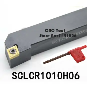 SCLCR1010H06/ SCLCL1010H06 CNC struženje orodje imetnik, Zunanje struženje, orodje, Stružnica, rezalno orodje,Orodje imetnik za CCMT0602 Vstavite