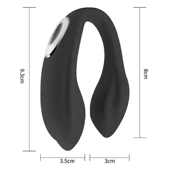Multispeed Dvojno Glave Vibrator za G-Spot Stimulator za Odrasle Sex Igrača Silikonski Massager A6HC