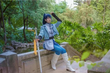 Po meri narejene Yang Jing Hua Spiritpact Anime Cosplay Yang Jing hua cosplay kostum duhovnik nastavite starodavne Kitajske kostum
