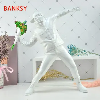 Banksy, ki Plujejo pod Balone Dekle Umetnosti Kiparstvo Smolo Obrti Doma Dekoracijo Božični Razkošno Darilo figur