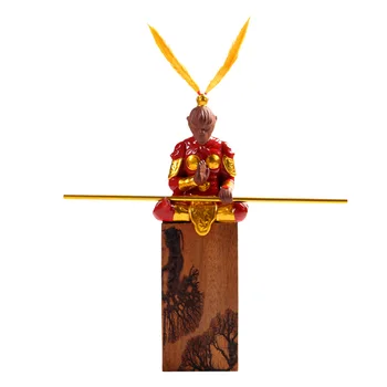 Keramični Sonce Wukong Znak Kip, sodobna umetnost, kiparstvo, Domači Dnevni Sobi, Mansarda Obrti ， darilo bitka bog opica kip