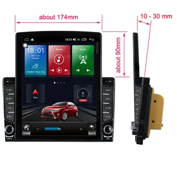 Večpredstavnostna tipka Navi Za OPEL KARL VIFAST VINFAST Glavo Enoto Tesla Predvajalnik Avdio Radio Android 10 64GB GPS