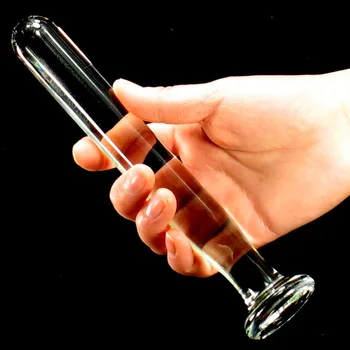 Cilindrične Transparentno Steklo Analni Dildo Penis Butt Plug Anus Dilator Stimulator Analni Čep Dildos Za Ženske Adult Sex Igrače