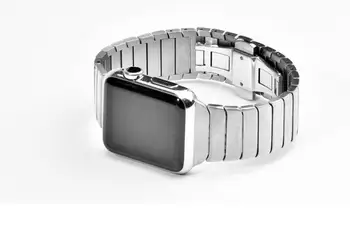 Serija 6/5/4/3/2/1 316L watch band trakovi kovinski Za 40/38 Apple watch band SE iz nerjavečega jekla povezavo zapestnica 42/44 metulj zanke