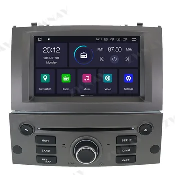Android Avto DVD Predvajalnik, GPS, Glonass Navigacijo, avtoradio za Peugeot 407 2004-2010 64GB ROM Večpredstavnostna Radio Stereo DSP headuni