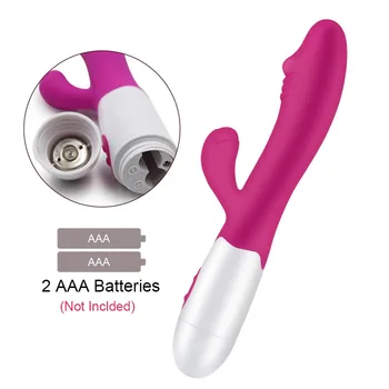 EXVOID 30 Frekvenca Rabbit Vibrator za G Spot Massager Dildo Vibratorji za Ženske Dvojno Vibracije Silikonski Adult Sex Igrače za Ženske