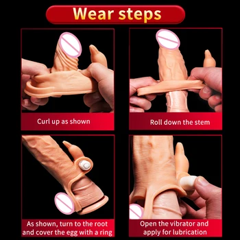Bullet Z Vibriranjem Penis Širitve Rokav Sex Igrače Za Večkratno Uporabo Kondoma Penis Extender Petelin Rokav Dick Rokav Za Moške Odrasle Izdelki