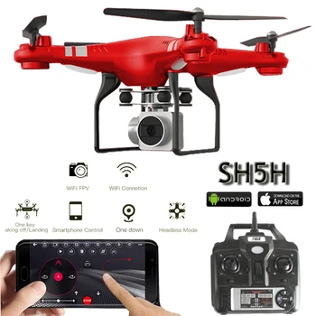 SH5H Quadcopter Z Kamero 1080P WIFI Realnem Času, Video Višina Držite Glave z Eno Tipko se Vrnete FPV Dirke RC brezpilotna letala, S Kamero HD