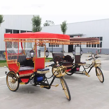 Nova Zasnova Pedicab Rickshaw Električni ali Pedal Tricikel Tri Kolesa, za Tovor Kolo 7 Hitrosti Sprememb