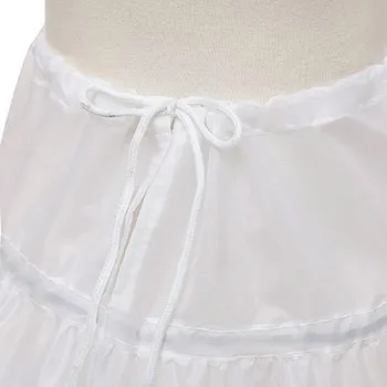 Dekleta Petticoat Baby Dekle je Malček Božič Princesa Rojstni dan Otroci Belo Krilo za Otroke Oblačila Vestidos
