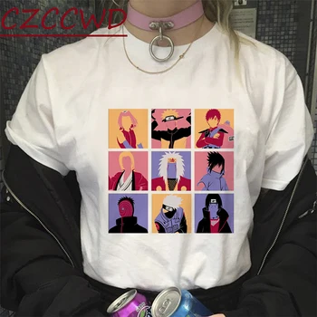 Oversize Naruto T Shirt Črni petek Prodaje 2020 Vse Za Novo Leto Tshirt Goth Ženske majice Harajuku Moda Tshirts