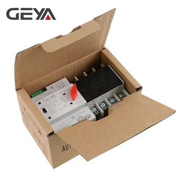 Brezplačna Dostava GEYA W2R ATS 110V 220V PC Dual Power Samodejni Prenos Stikalo 63A 100A Gospodinjski Prenos Moči Stikalo za 50/60Hz